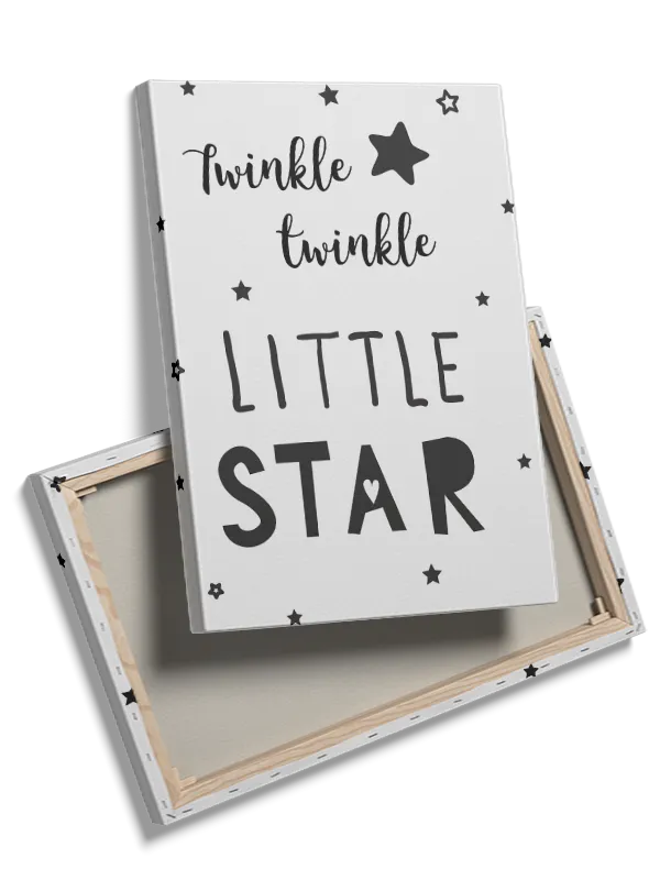 Twinkle Little Star Quote Plakat