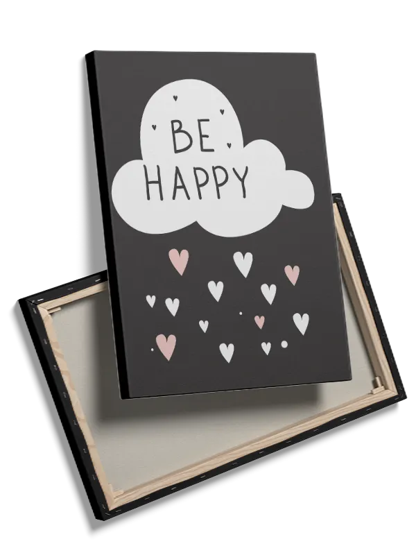 Be Happy Gentle Quote Plakat