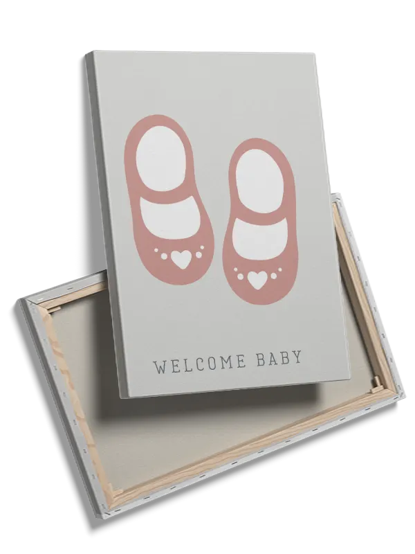 Gentle Baby Shoes Welcome Plakat