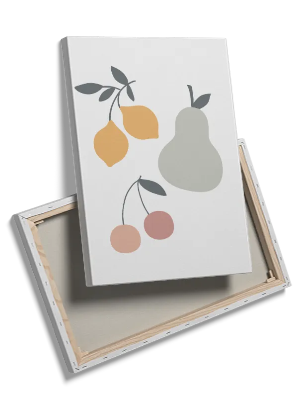 Gentle Fruit Shapes Plakat