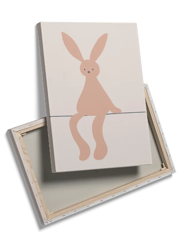 Gentle Sitting Bunny Plakat