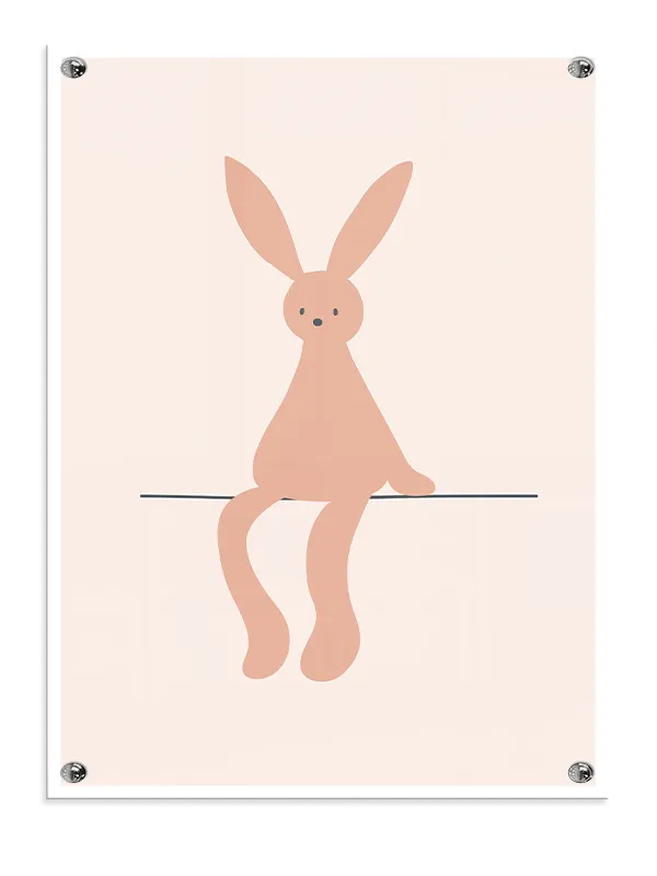 Gentle Sitting Bunny Plakat