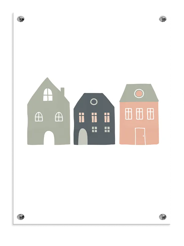 Cozy Little House Trio Plakat