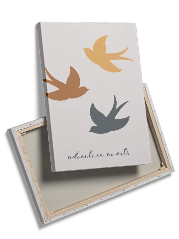 Gentle Flying Birds Adventure Plakat