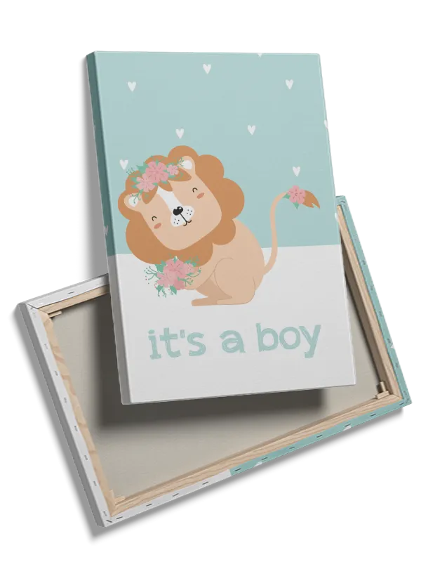 Gentle Lion Baby Celebration Plakat