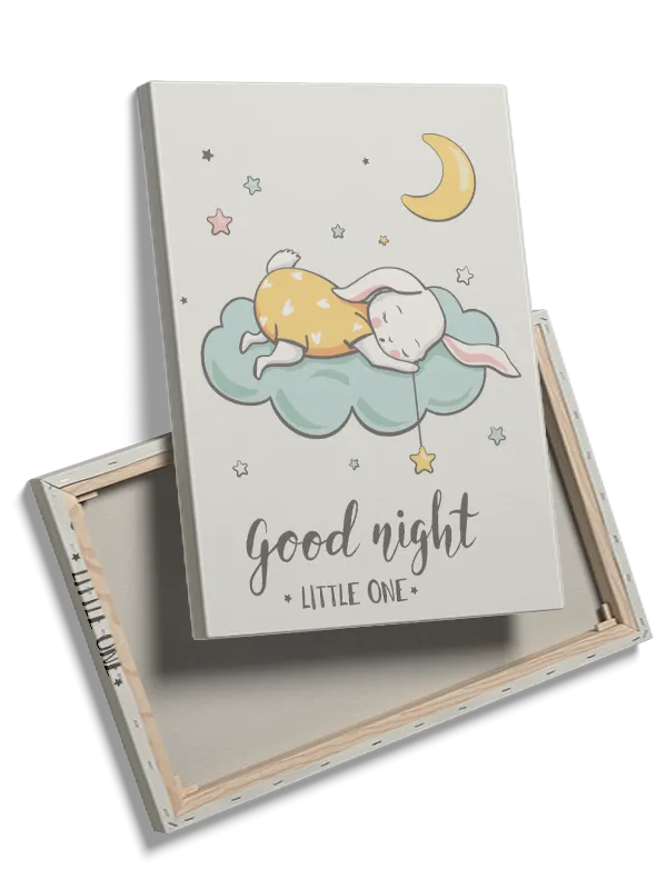 Sleepy Bunny Magical Night Plakat