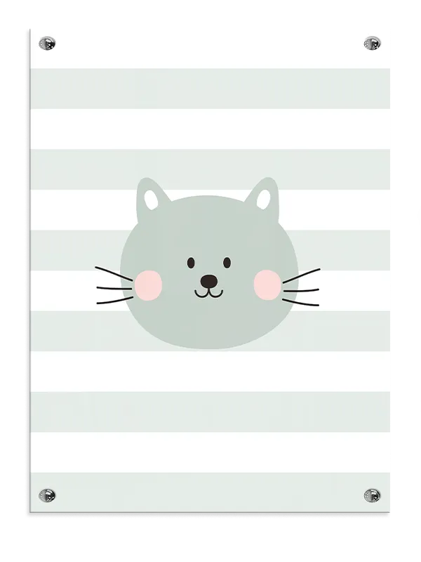 Gentle Kitty Face Plakat