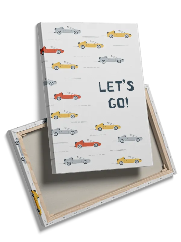 Playful Racing Sports Cars Plakat