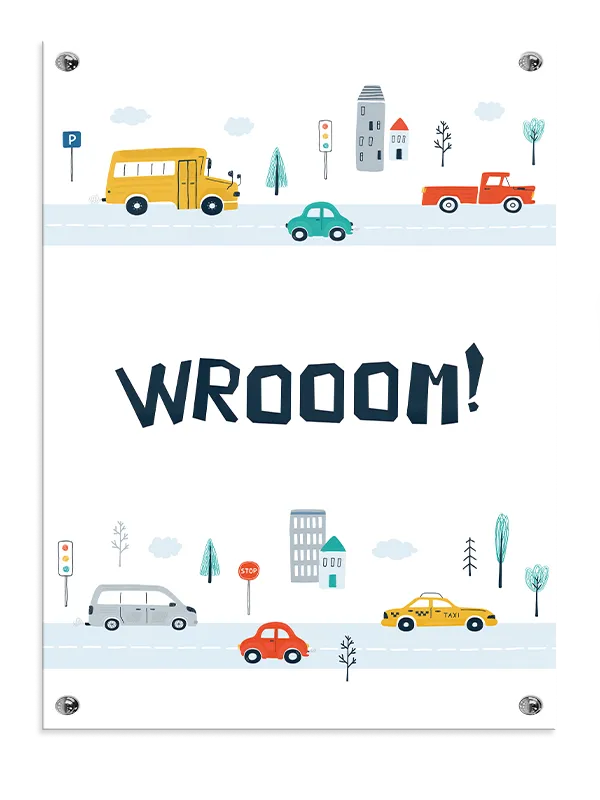 Playful City Vehicles Adventure Plakat