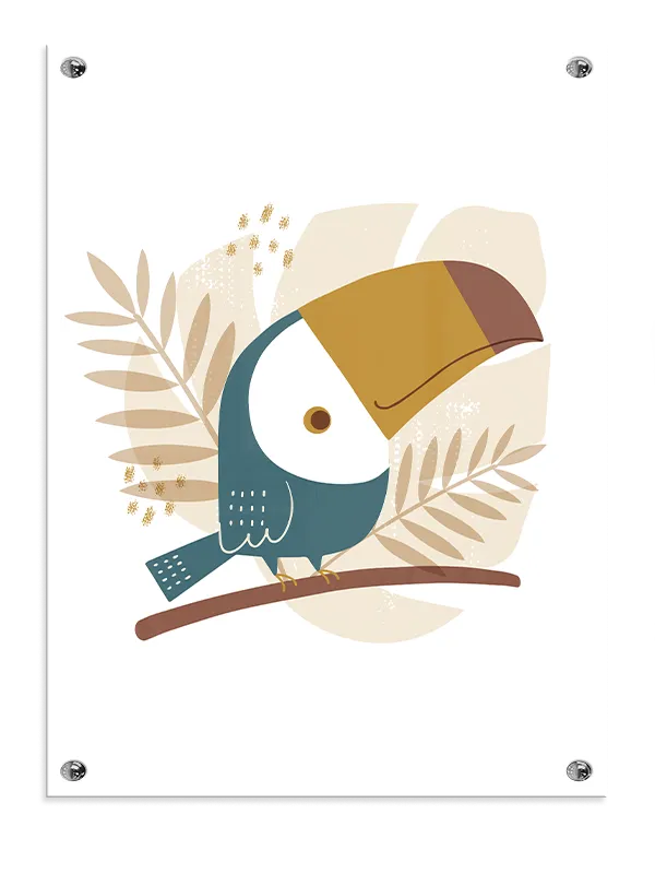 Playful Toucan Jungle Bird Plakat