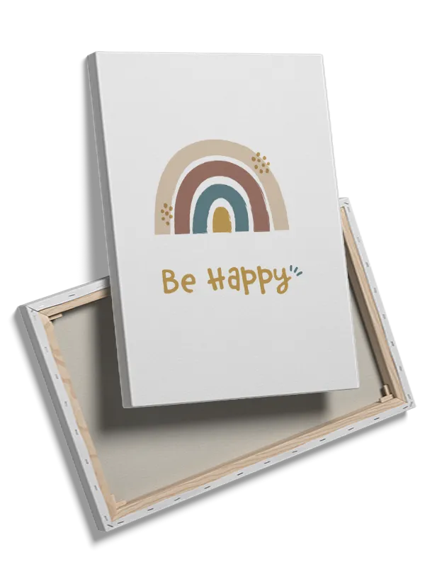 Happy Rainbow Positive Quote Plakat