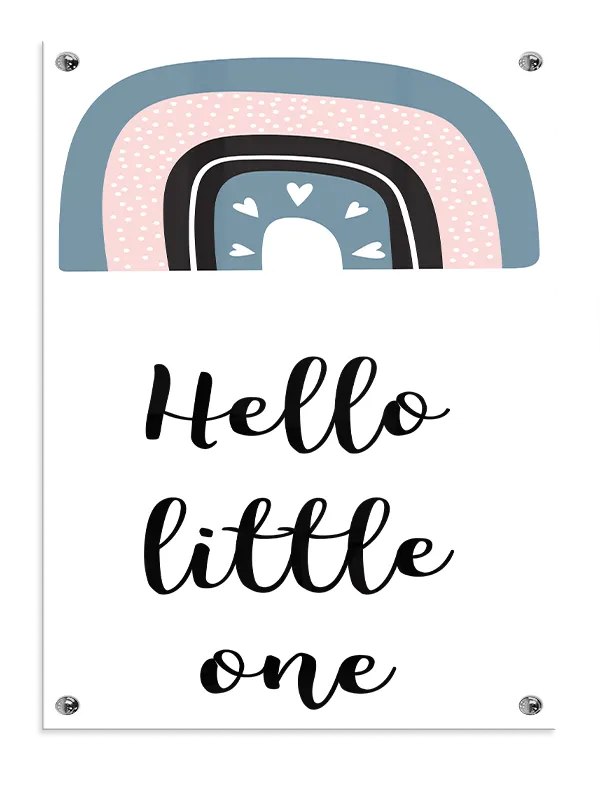 Hello Little One Quote Plakat