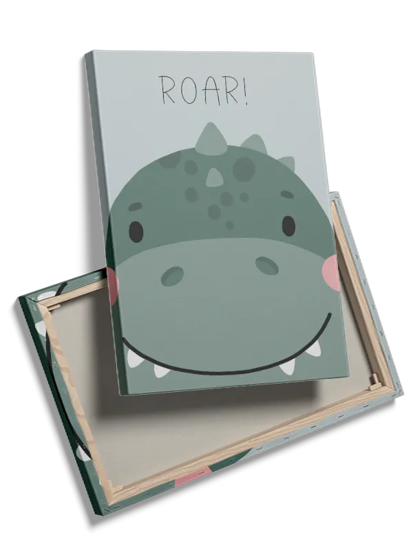 Gentle Happy Dinosaur Friend Plakat