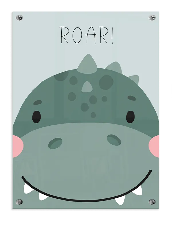 Gentle Happy Dinosaur Friend Plakat
