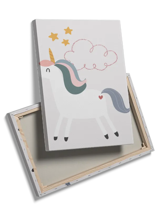 Playful Magical Unicorn Plakat