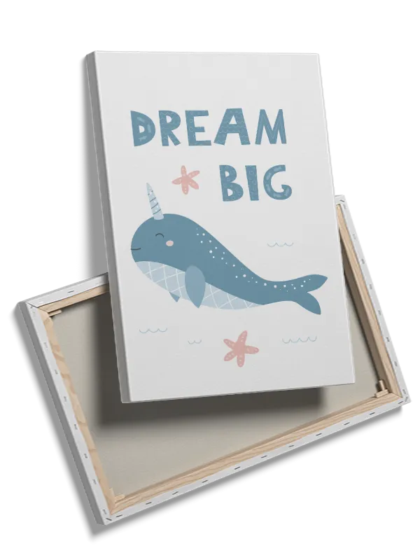 Dreamy Narwhal Ocean Adventure Plakat