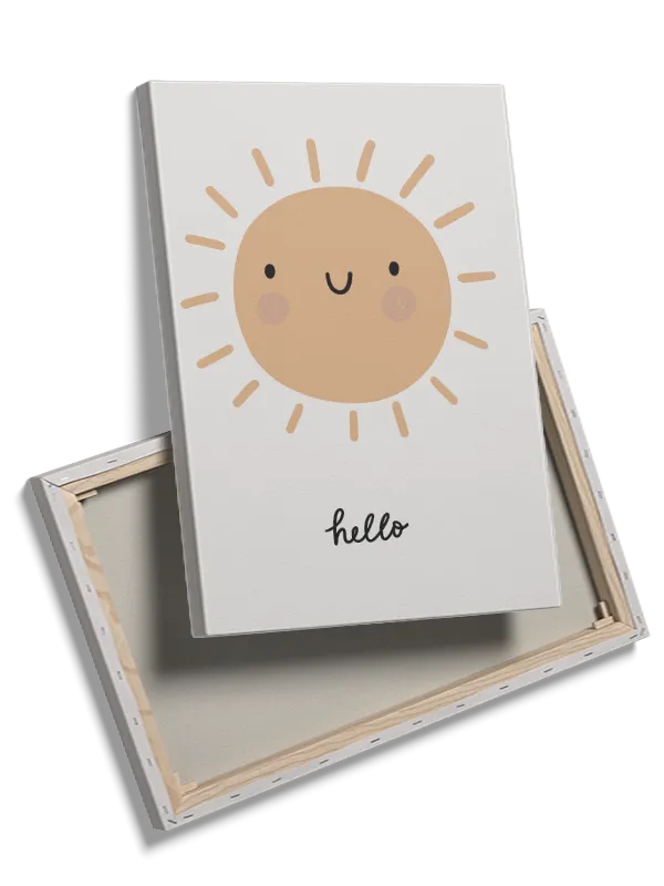 Happy Little Sun Character Plakat