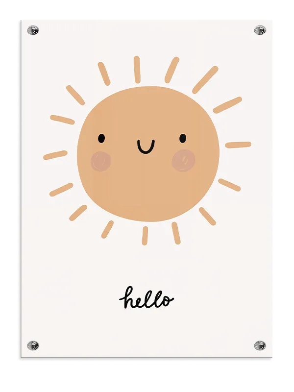 Happy Little Sun Character Plakat