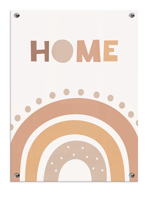 Cozy Home Rainbow Plakat