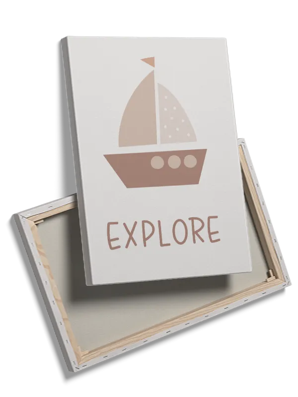 Gentle Little Sailboat Plakat