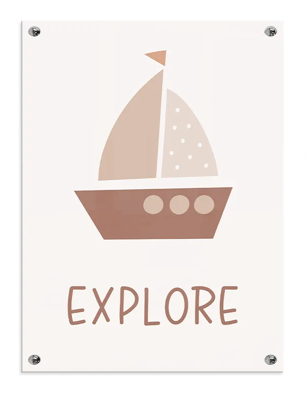 Gentle Little Sailboat Plakat