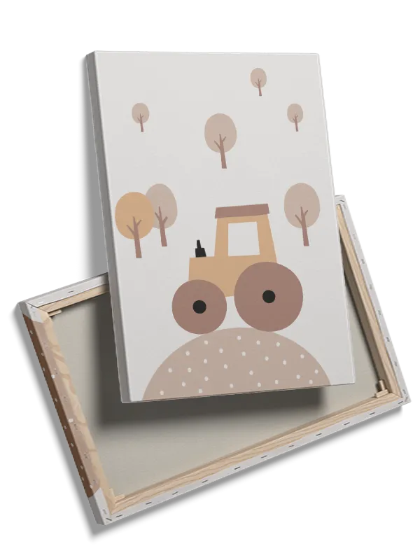 Cozy Tractor Adventure Plakat