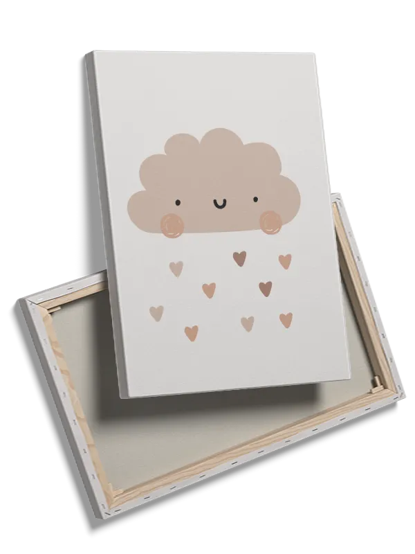 Gentle Smiling Cloud Plakat