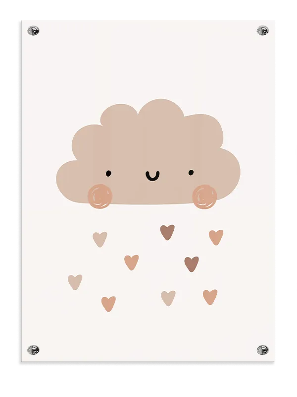 Gentle Smiling Cloud Plakat