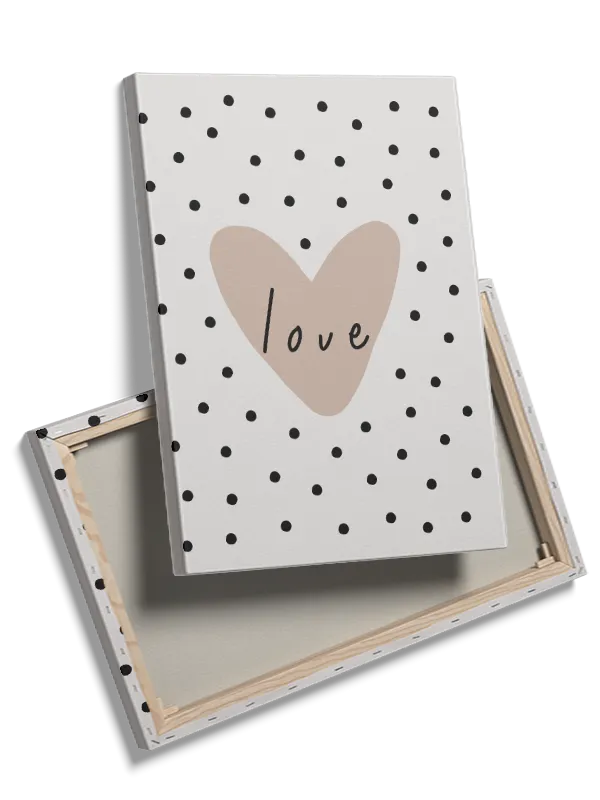 Gentle Love Heart Quote Plakat