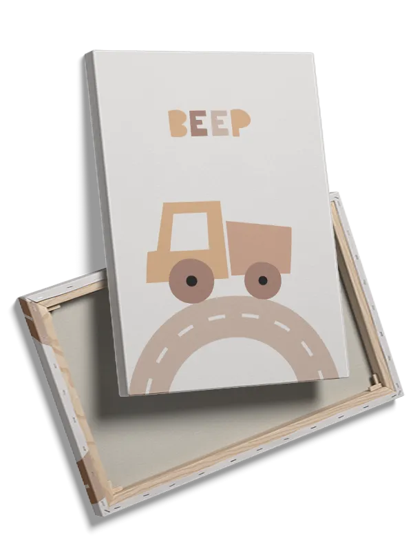Cozy Little Dump Truck Plakat