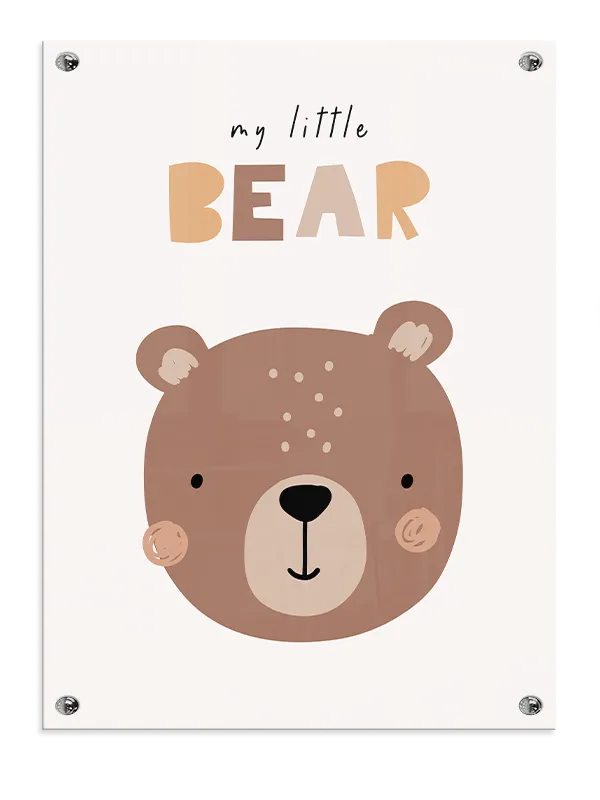 My Little Cozy Bear Plakat