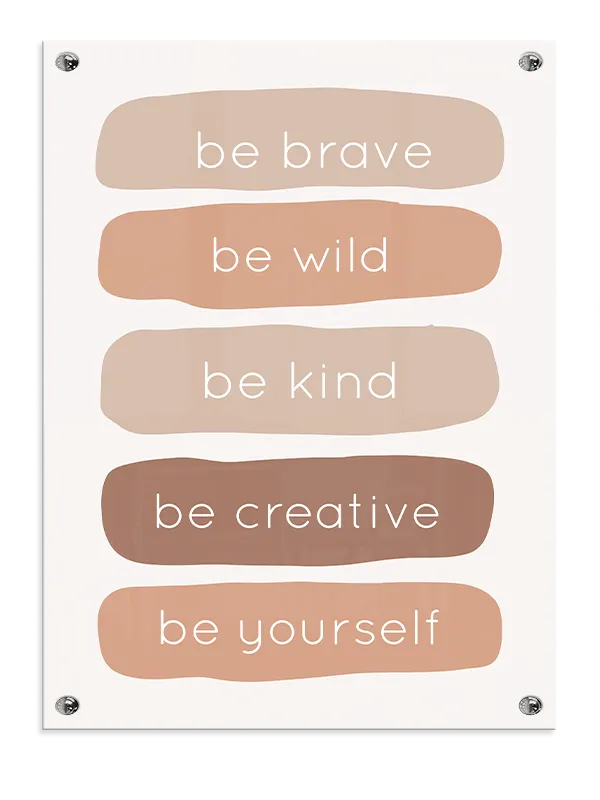 Gentle Inspirational Kindness Quotes Plakat