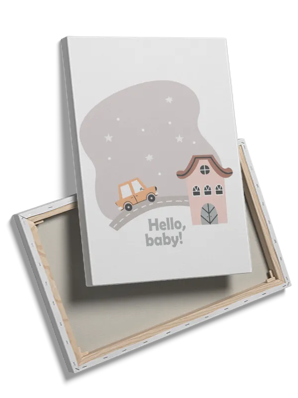 Cozy Little Car Adventure Plakat
