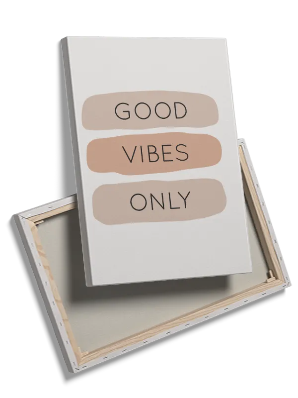 Happy Good Vibes Quote Plakat