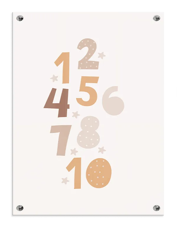 Gentle Numbers Dreamy Style Plakat