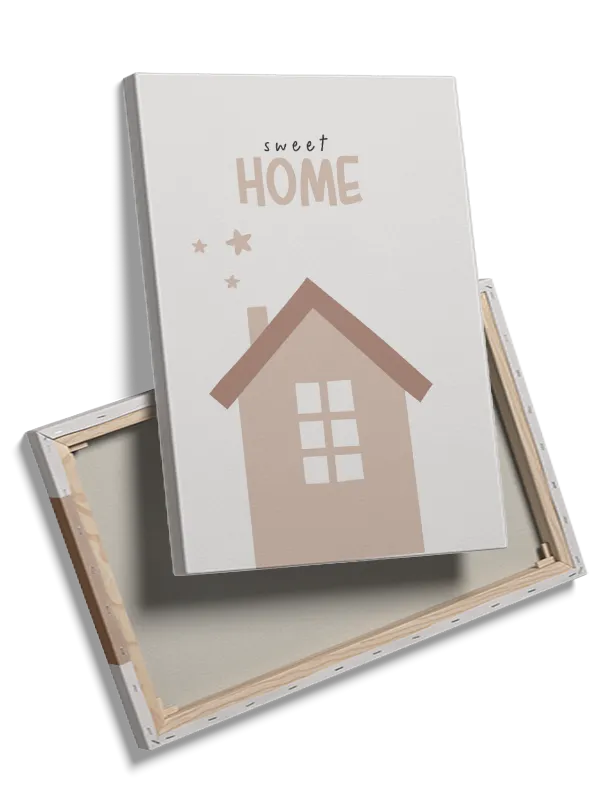 Cozy Sweet Home Illustration Plakat