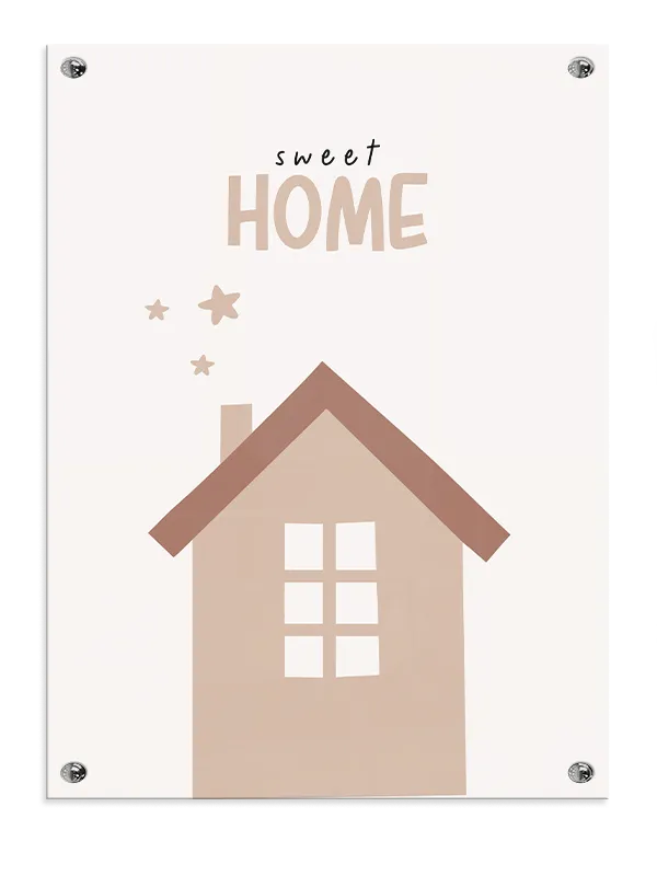 Cozy Sweet Home Illustration Plakat