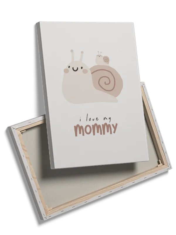 Sweet Snail Mommy Love Plakat