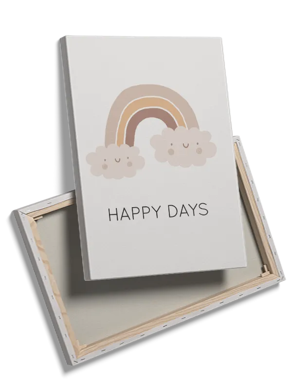 Happy Days Cozy Rainbow Plakat
