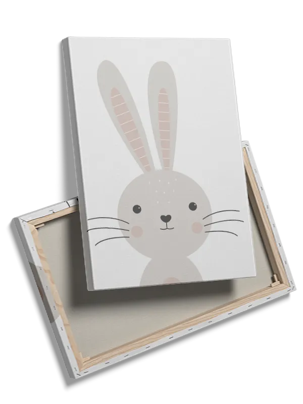 Gentle Bunny Nursery Charm Plakat