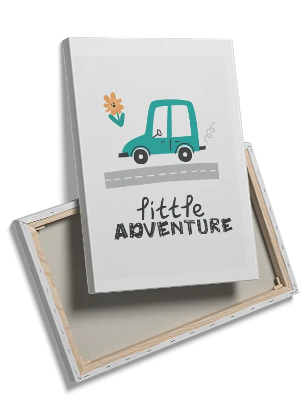 Playful Little Car Adventure Plakat