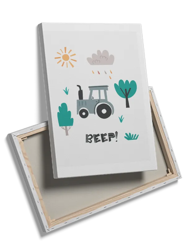 Playful Tractor Adventure Plakat