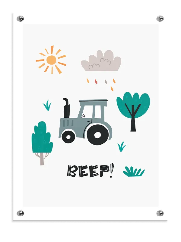 Playful Tractor Adventure Plakat