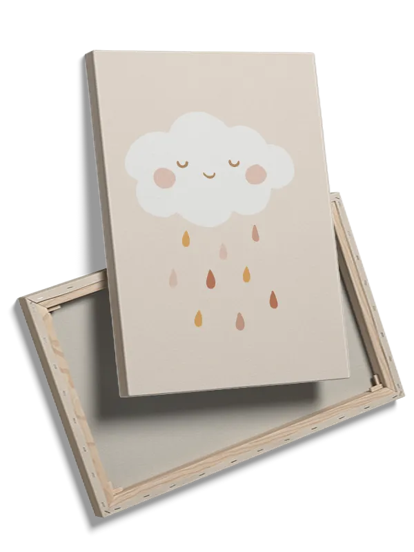 Gentle Cloud Nursery Charm Plakat