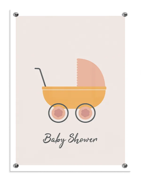 Gentle Baby Carriage Vehicles Plakat