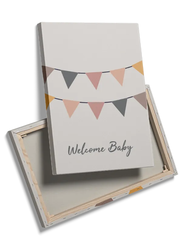 Gentle Welcome Baby Garland Plakat