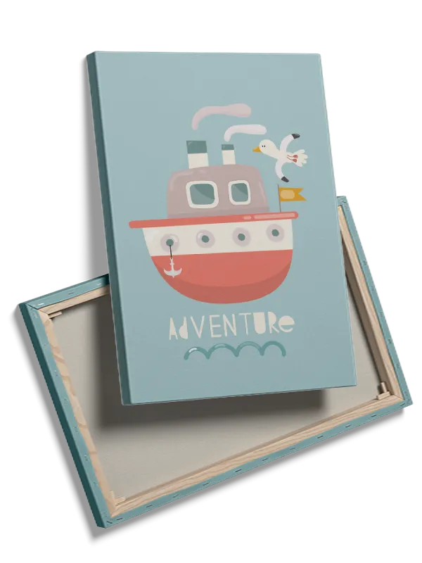 Cozy Little Boat Adventure Plakat
