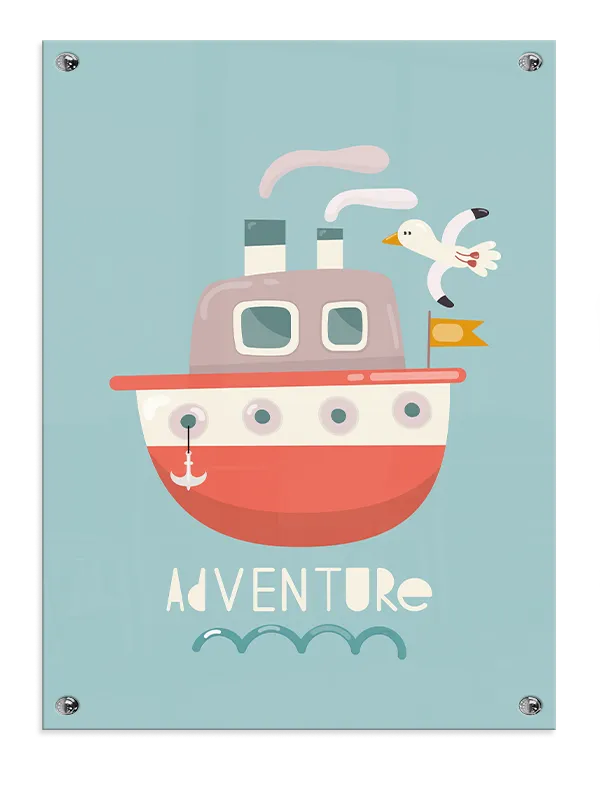 Cozy Little Boat Adventure Plakat