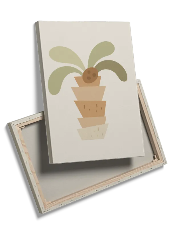 Gentle Earthy Nursery Plant Plakat