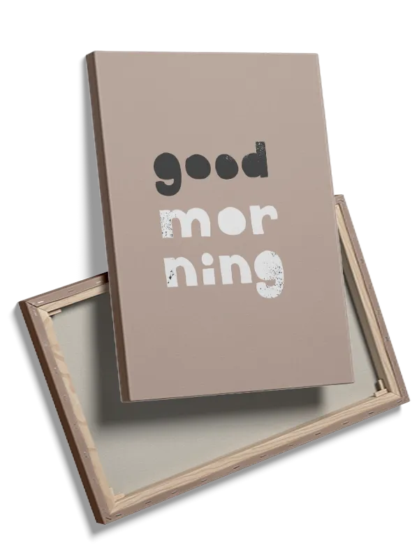 Cheerful Good Morning Quote Plakat